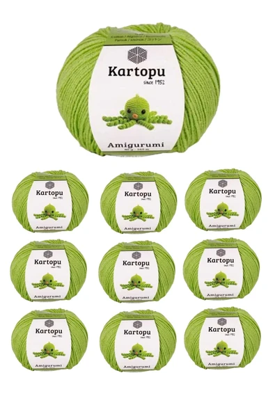 LitaeTrend 10 Adet Amigurumi El Örgü İpi 50gr 404 ürün görseli 1