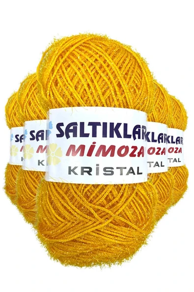 LitaeTrend 5 Adet Mimoza Kristal Işıltılı Şal Patik Yelek İpi 75 ürün görseli 1