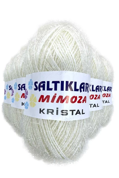 LitaeTrend 5 Adet Mimoza Kristal Işıltılı Şal Patik Yelek İpi 64 ürün görseli 1