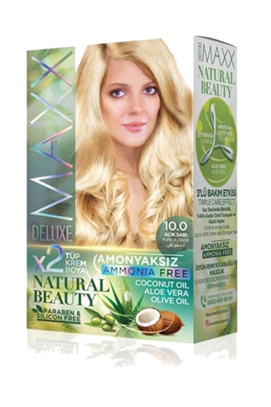 LitaeTrend 2 Paket Natural Beauty Amonyaksız Saç Boyası 10.0 Açık Sarı - Resim 4