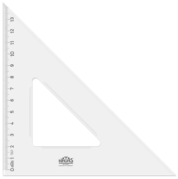 Supertrend Plastik Gönye 21 cm. (45-45-90) ürün görseli