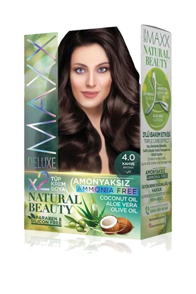 LitaeTrend Natural Beauty Amonyaksız Saç Boyası 4.0 Kahve ürün görseli 1
