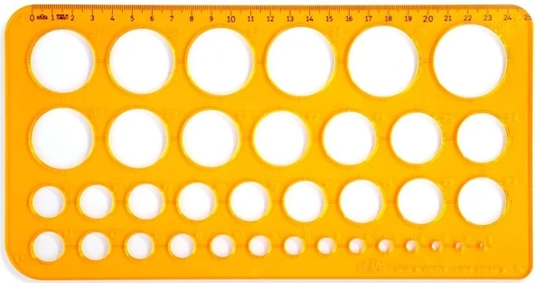 Supertrend Daire Şablonu 1-36 mm. Büyük Boy ürün görseli