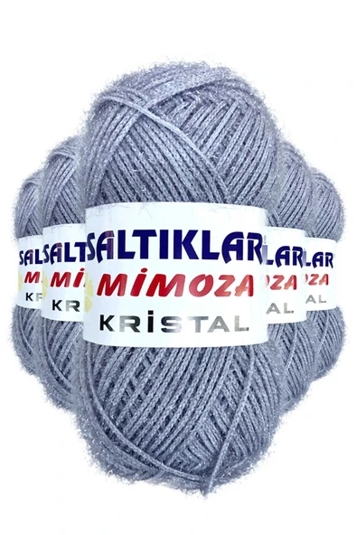 LitaeTrend 5 Adet Mimoza Kristal Işıltılı Şal Patik Yelek İpi 06 - 1