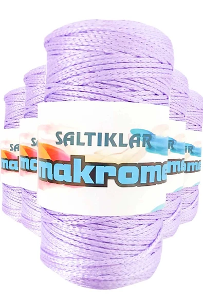 LitaeTrend 5 Adet Polyester Makrome İpi 3200 Lila 100 gr ürün görseli