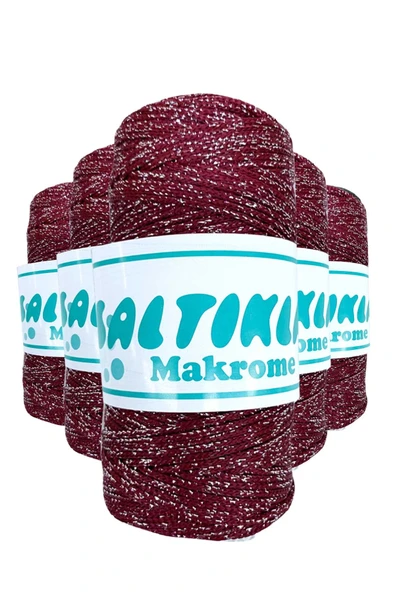 LitaeTrend 5 Adet Polyester Simli Makrome İpi SG-1560 ürün görseli