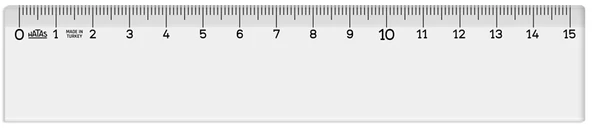 Supertrend Geniş Plastik Cetvel 15 cm. ürün görseli