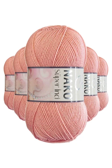 LitaeTrend 5 Adet Süper İnci El Örgü İpi 100 gr Bonsai Çiçeği 2807 ürün görseli 1