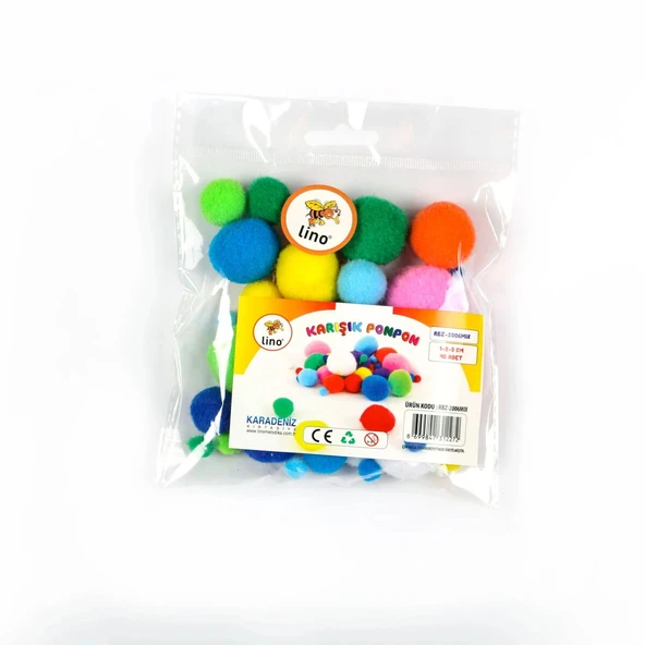 Supertrend Ponpon Karışık 40'lı ürün görseli 1