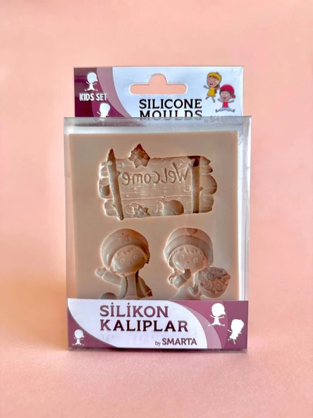 Supertrend Silicone Moulds Silikon Epoksi ve Polimer Kil Kalıbı KIDS SET ürün görseli 1