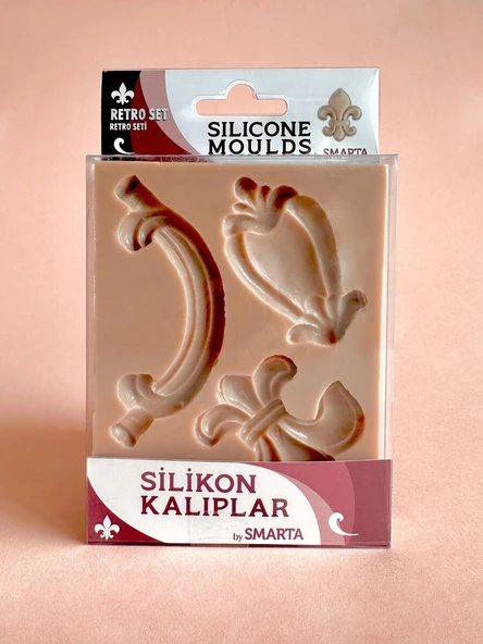 Supertrend Silicone Moulds Silikon Epoksi ve Polimer Kil Kalıbı RETRO SET ürün görseli 1