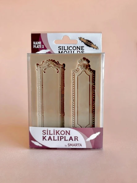 Supertrend Silicone Moulds Silikon Epoksi ve Polimer Kil Kalıbı NAME PLATE 2 - 1