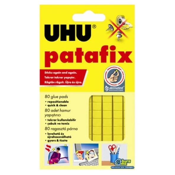 Supertrend Patafix Sakız ( Hamur ) Yapıştırıcı Sarı (UHU50140) ürün görseli 1