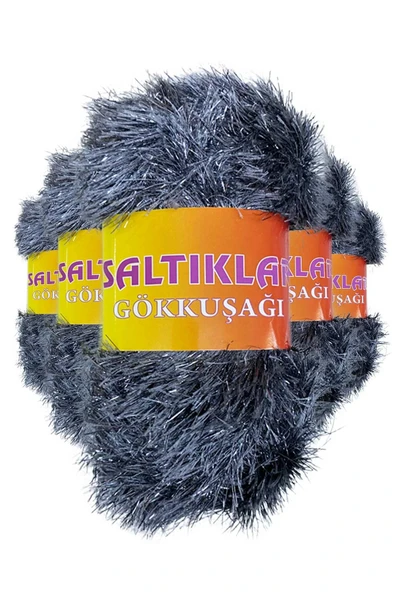 LitaeTrend 5 Adet Gökkuşağı El Örgü İpi Yünü 21 ürün görseli 1