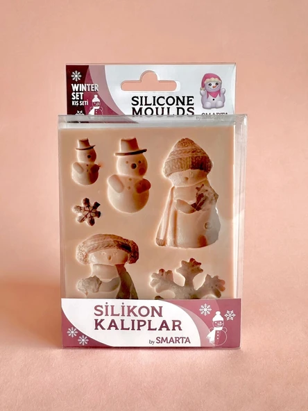 Supertrend Silicone Moulds Silikon Epoksi ve Polimer Kil Kalıbı WINTER SET ürün görseli 1