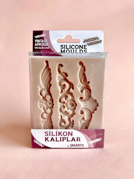 Supertrend Silicone Moulds Silikon Epoksi ve Polimer Kil Kalıbı VINTAGE APPLIQUE ürün görseli 1