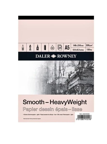 Supertrend Smooth Heavyweight Sketchbook Eskiz Çizim Defteri 220 Gr. A5 25 Sayfa ürün görseli