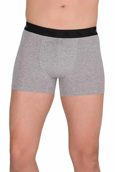 LitaeTrend Pamuk Modal Likralı Esnek Erkek Boxer Gri 4476B ürün görseli 1