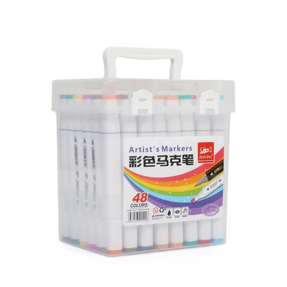 Supertrend Çift Uçlu Marker Kalem Seti 48 Renk ürün görseli