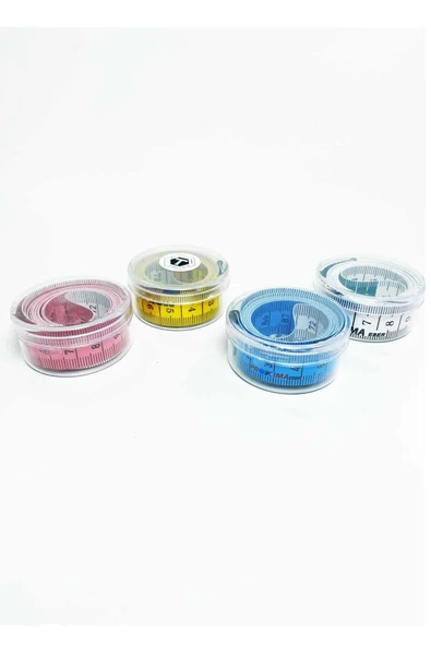 LitaeTrend 1,5 Metre Kutulu Çift Yönlü Terzi Okul Mezura Mezure Mezro - 3