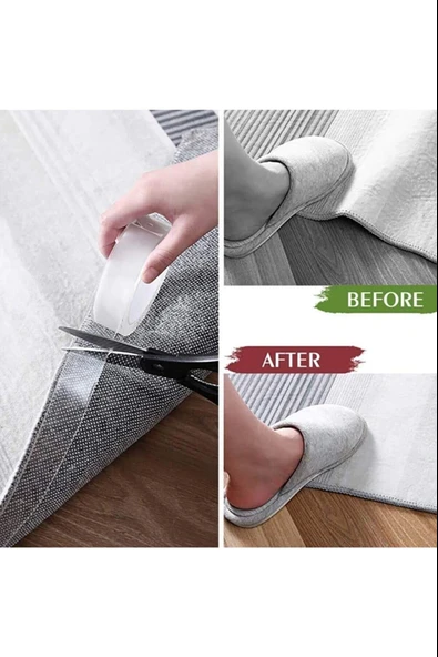 LitaeTrend Çift Taraflı Akrilik Silikon Bant Yüksek Mukavemetli 18mm x 2 metre - 5