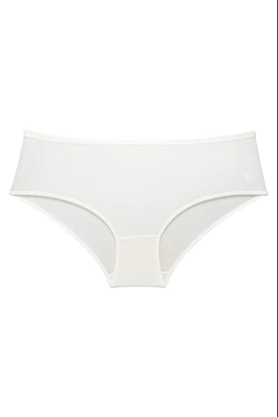 LitaeTrend 3 Adet Kadın Yüksek Bel Bato Külot Ten Krem Pudra - Resim 2