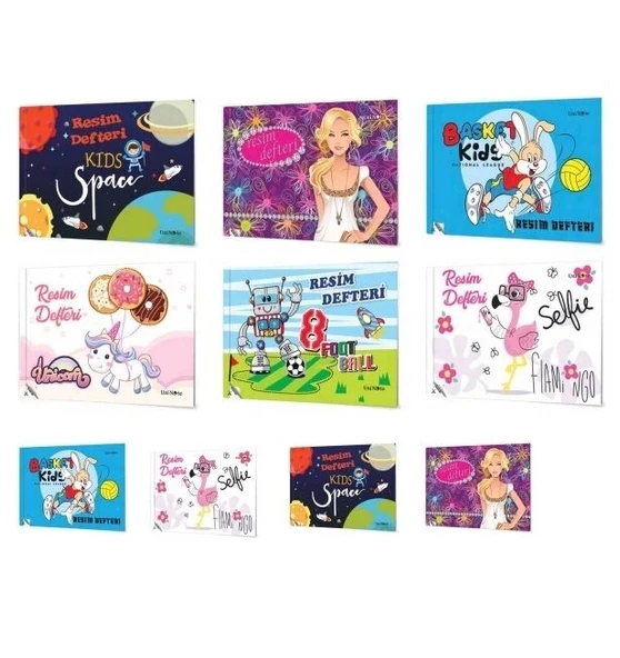 Supertrend Dikişli Perforajlı (Koparılabilir) Resim Defteri Küçük Boy 15x22 cm. 40 yaprak ürün görseli