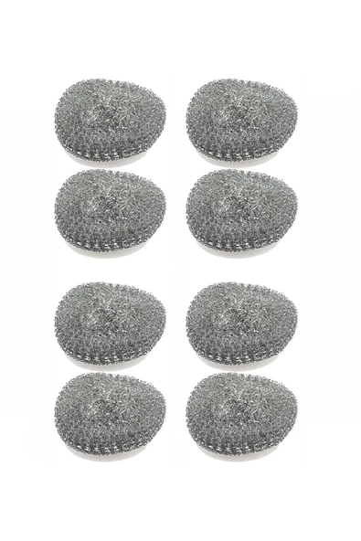 LitaeTrend 8 Adet Paslanmaz Çelik Tel Bulaşık Teli Poşetli ürün görseli 1