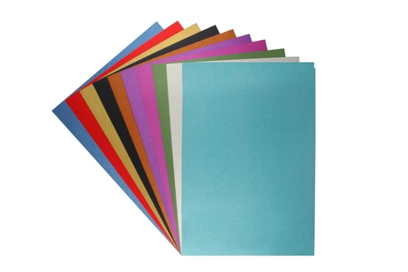 Supertrend Simli Karton 250 gr. 20x30 cm. 10 Renk Karışık ürün görseli