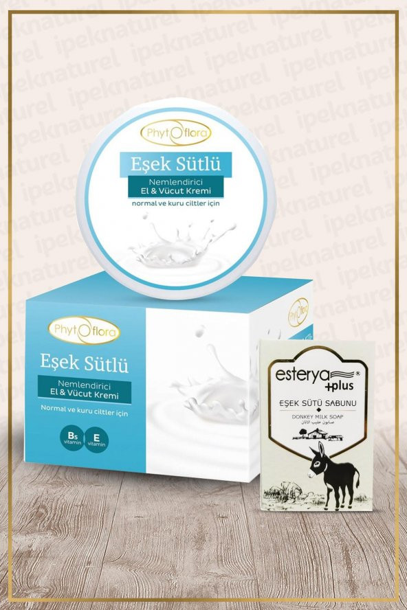 Eşek Sütlü Nemlendirici El Ve Yüz Kremi Eşek Sütü Sabun Setli