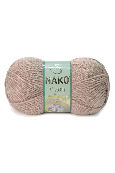 LitaeTrend 5 Adet Vizon Premium Akrilik El Örgü İpi Yünü Renk No:257 Sütlü Kahve - 2