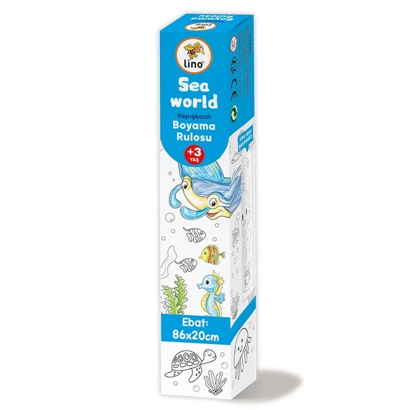 Supertrend Yapışkanlı Rulo Boyama Kağıdı 86x20 cm. SEA WORLD ürün görseli