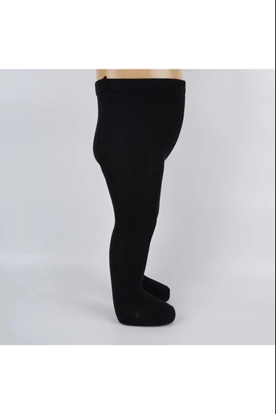 LitaeTrend Bebek Pamuklu Külotlu Çorap Siyah ürün görseli 1