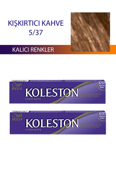 LitaeTrend 2 Adet Single Tüp Boya Saç Boyası Kışkırtıcı Kahve 5/37 - 1