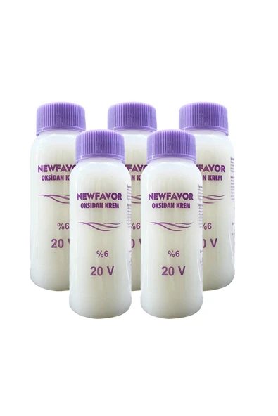 LitaeTrend 5 Adet Oksidan Krem Saç Boya Sıvısı 6'lık 20 volüme 60 ml ürün görseli 1