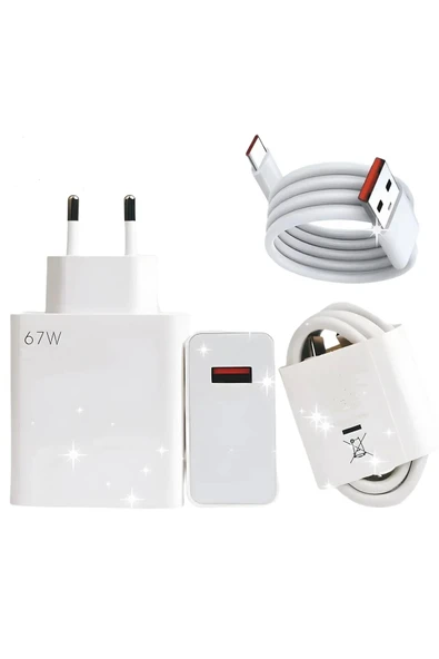 LitaeTrend Type-C 67w (Watt) Ultra Hızlı Şarj Aleti Adaptör Kablo Set - 1