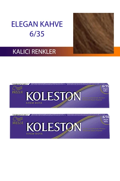 LitaeTrend 2 Adet Single Tüp Boya Saç Boyası Elegan Kahve 6/35 ürün görseli 1