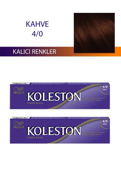 LitaeTrend 2 Adet Single Tüp Boya Saç Boyası Kahve 4/0 ürün görseli 1