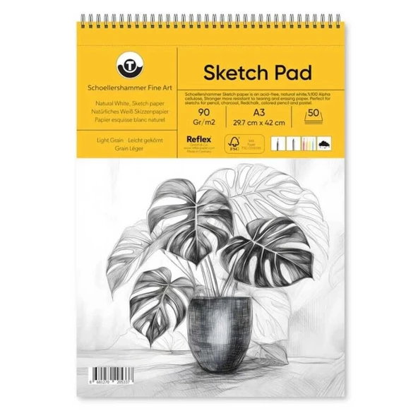 Supertrend Sketch Pad Eskiz Defteri 90 gr. A3 50 yaprak ürün görseli