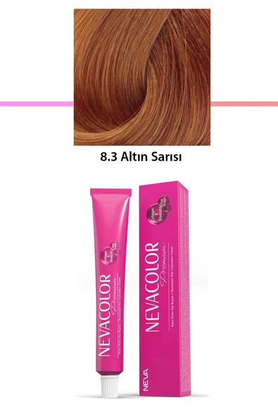 LitaeTrend Premium 8.3 Altın Sarısı - Kalıcı Krem Saç Boyası 50 g Tüp ürün görseli 1