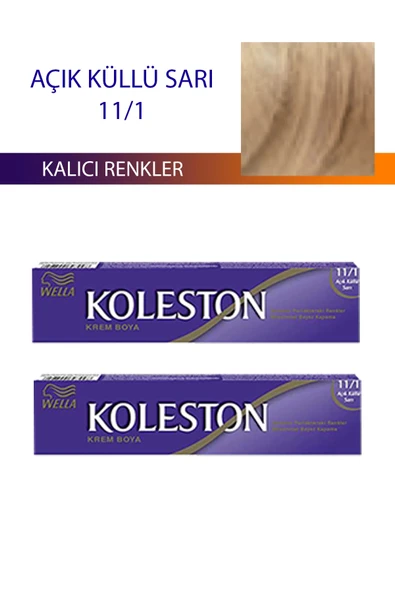 LitaeTrend 2 Adet Single Tüp Boya Saç Boyası Açık Küllü Sarı 11/1 ürün görseli 1