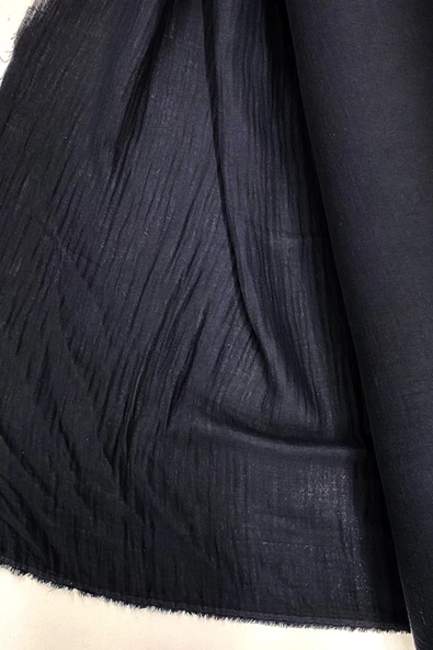 LitaeTrend Çok Amaçlı Müslin Pamuklu Bebek Örtü ve Battaniye Kumaşı Müslin Bez Siyah 27 ürün görseli