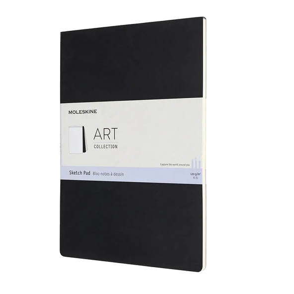 Supertrend Art Sketchbook Yumuşak Kapak Eskiz Çizim Defteri 21x30 cm. 120 gr. 48 Sayfa Siyah ürün görseli