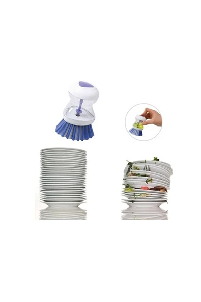 LitaeTrend Deterjan Hazneli Bulaşık Fırçası Alk-397 - 1