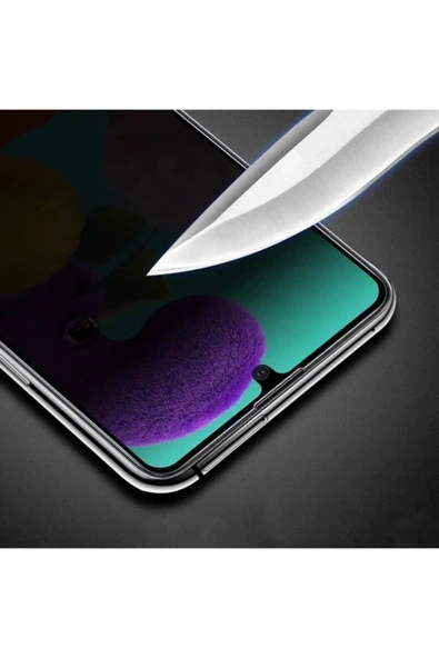 LitaeTrend Samsung A53 Uyumlu Hayalet Ekran Gizli Tam Kaplayan Kırılmaz Cam Seramik Ekran Koruyucu Film - Resim 4