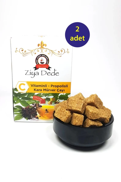 LitaeTrend 2 Adet Atom C Vitaminli Kara Mürver Çayı Vitaminli Propolisli 150 Gr ürün görseli 1