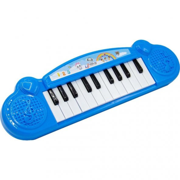 Uj Toys Melodili Poşetli Mini Piyanom MAVİ UJ1111 - 2