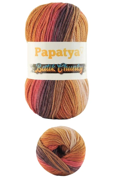 LitaeTrend 5 Adet Batik Chunky Örgü İpi Yünü Tüm Kıyafetlere Uygun - 111 - 2