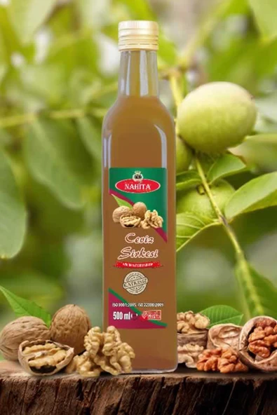 LitaeTrend Ceviz Sirkesi % 100 doğal Katkısız 500 ml - 1