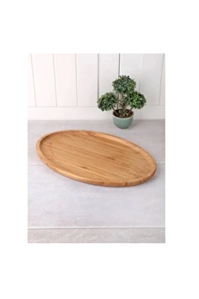 LitaeTrend Bambu Sunum Tabağı 28x18 cm Bls Bs-2818 ürün görseli 1